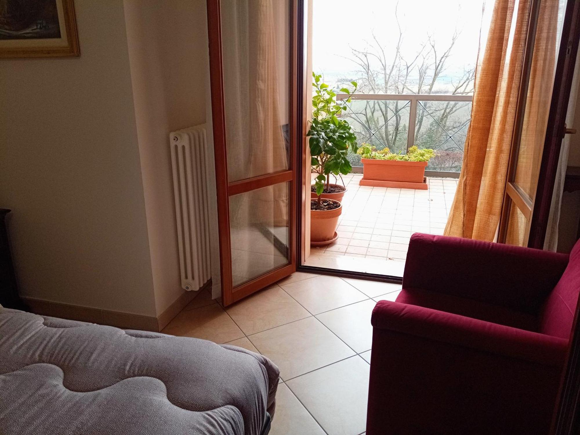 Appartamento Che Vista! Affittacamere Mombaroccio Buitenkant foto