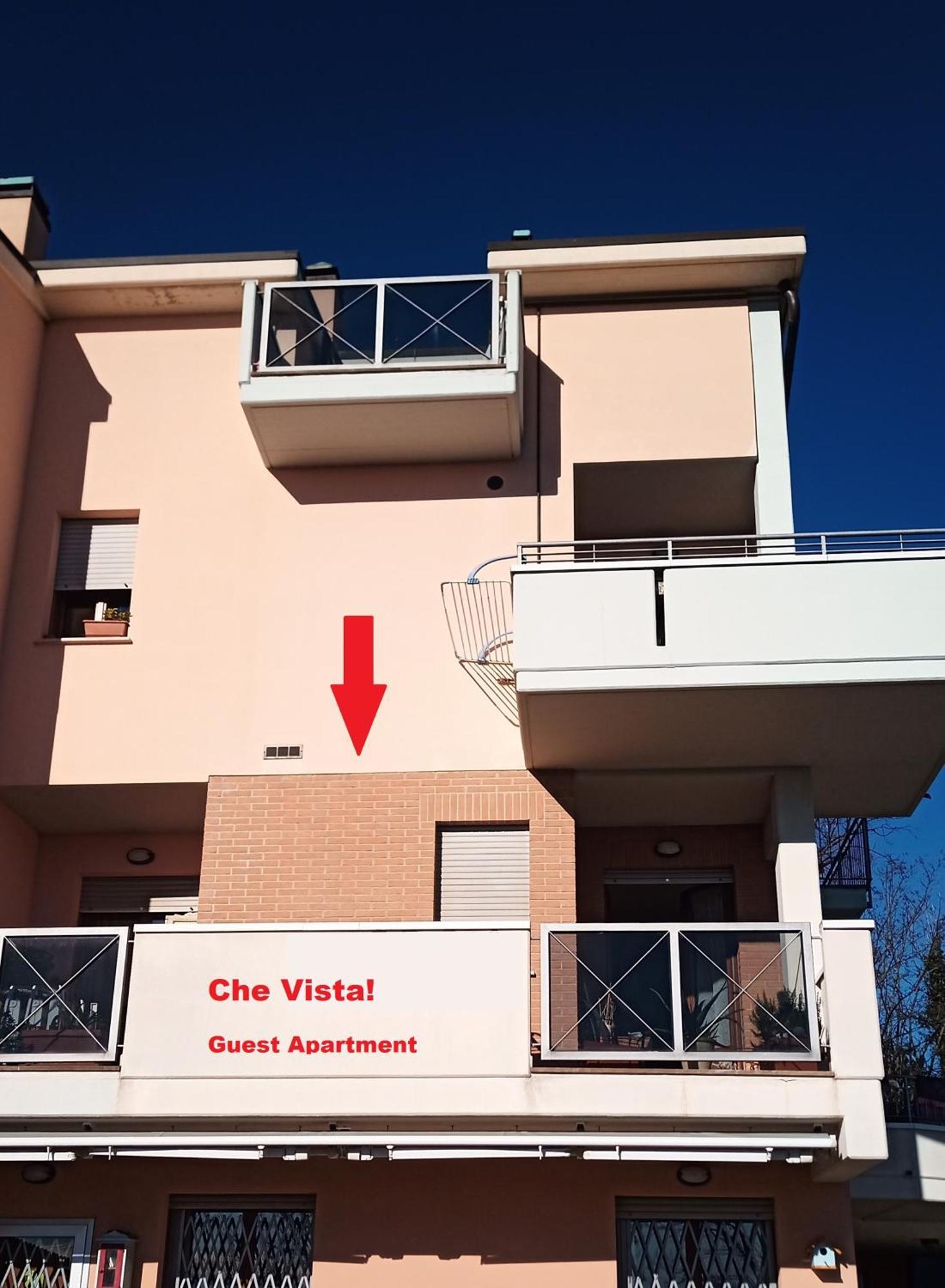 Appartamento Che Vista! Affittacamere Mombaroccio Buitenkant foto